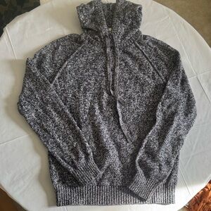 Gray Knit Hollister Hoodie